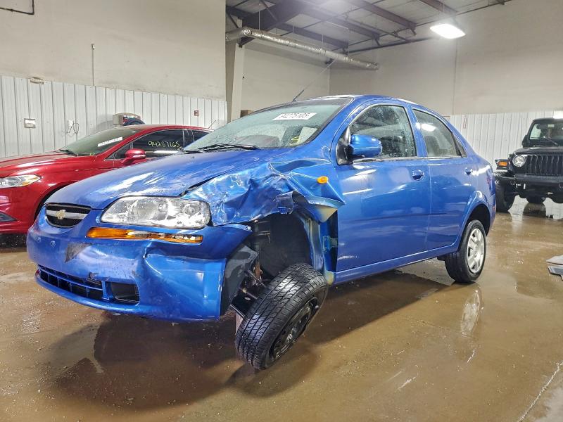CHEVROLET AVEO 2004 with VIN KL1TD526X4B231554 - Photo from auction