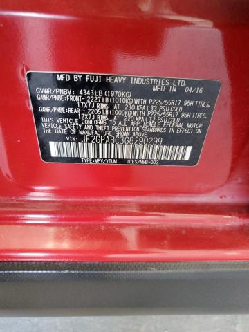 Photo 14 from auction – 2016 SUBARU CROSSTREK with VIN JF2GPABC3G8290299
