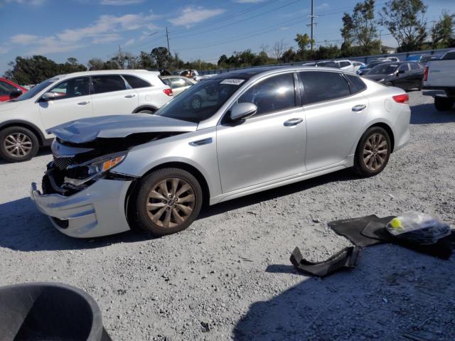 KIA OPTIMA EX 2018 with VIN 5XXGU4L34JG237302 - Photo from auction