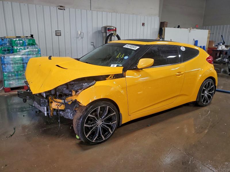 HYUNDAI VELOSTER 2013 with VIN KMHTC6AD0DU155473 - Photo from auction