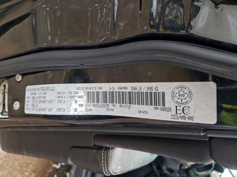 Photo 14 from auction – 2016 JEEP CHEROKEE with VIN 1C4PJMAB5GW292285