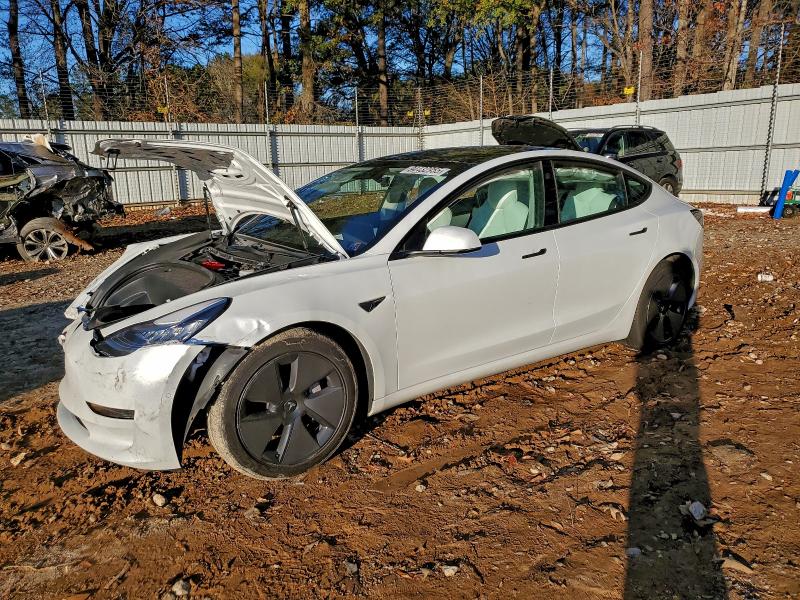 TESLA MODEL 3 2021 with VIN 5YJ3E1EB7MF855946 - Photo from auction