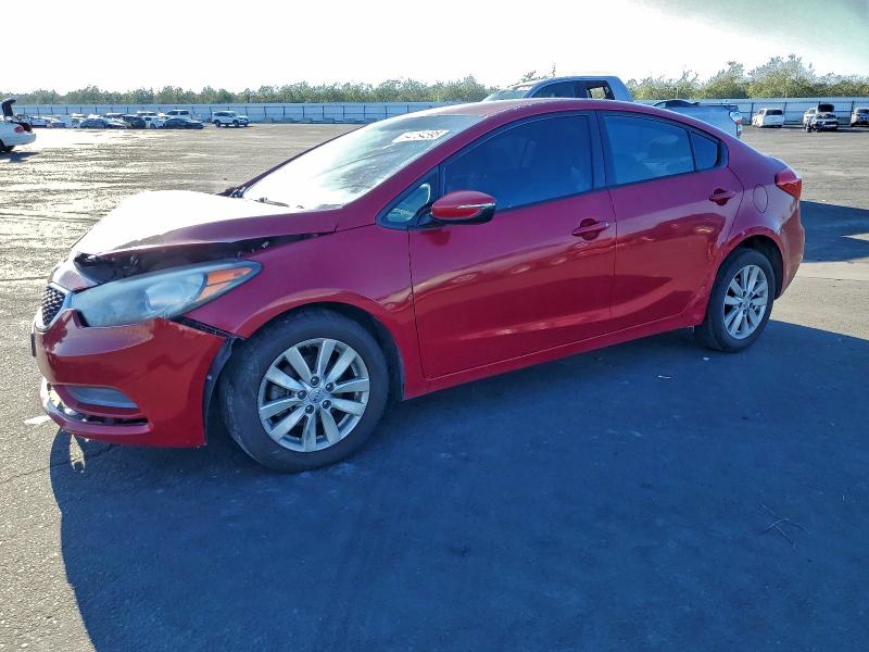 KIA FORTE LX 2014 with VIN KNAFX4A62E5240027 - Photo from auction