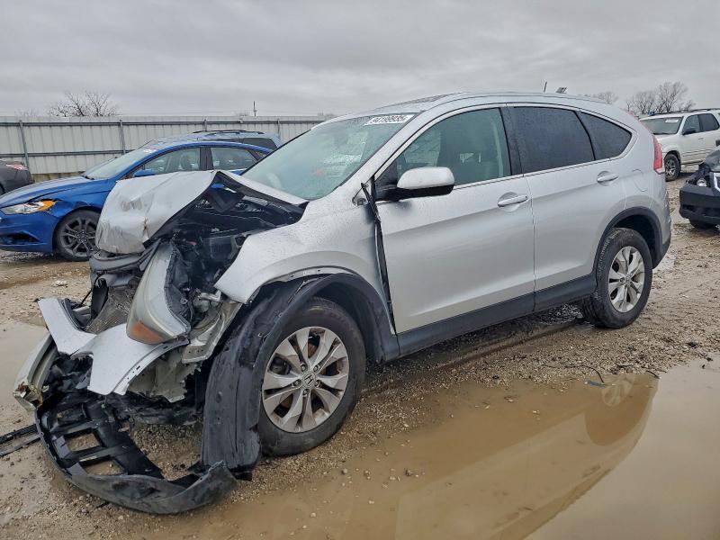 HONDA CR-V EXL 2013 with VIN 2HKRM4H78DH663748 - Photo from auction