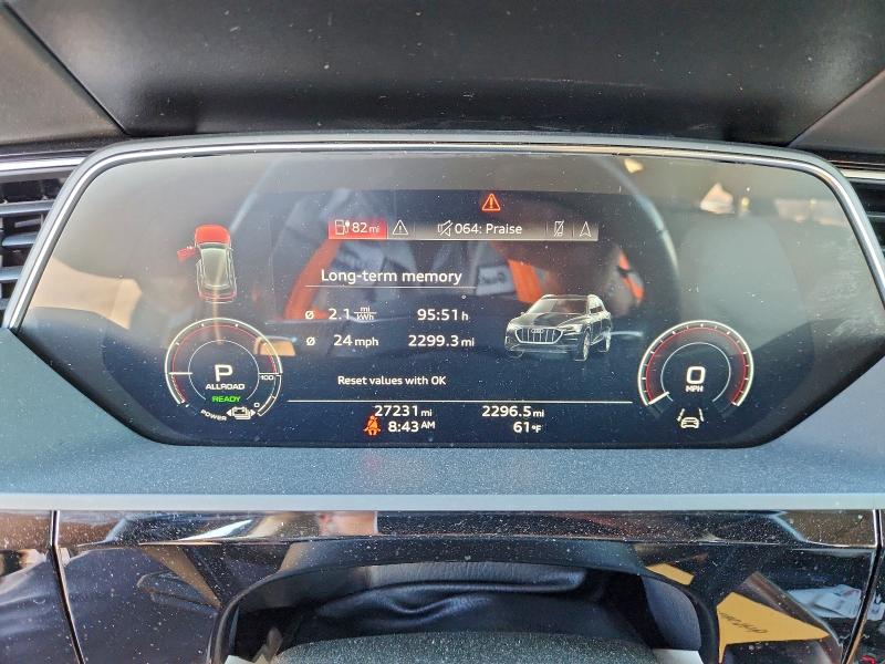 Photo 9 from auction – 2021 AUDI E-TRON SPO with VIN WA13AAGE2MB024726