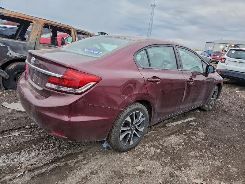 Photo 3 from auction – 2013 HONDA CIVIC EXL with VIN 19XFB2F95DE053893