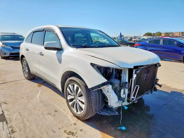 Photo 4 from auction – 2016 ACURA MDX TECHNO with VIN 5FRYD3H49GB018491