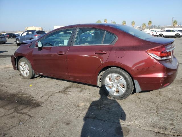 Photo 2 from auction – 2013 HONDA CIVIC LX with VIN 19XFB2F50DE290417