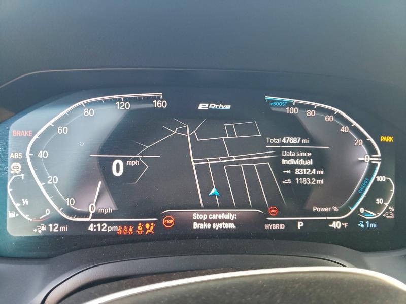 Photo 9 from auction – 2021 BMW 330E with VIN 3MW5P7J00M8C20613