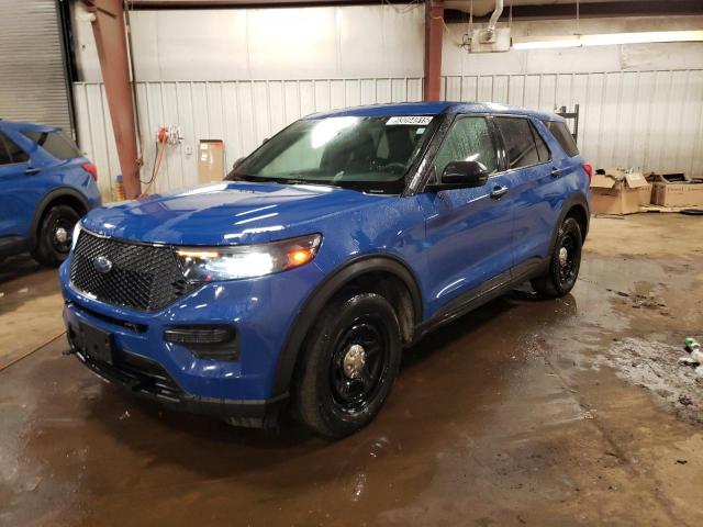 FORD EXPLORER P 2021 with VIN 1FM5K8AW7MNA19165 - Photo from auction