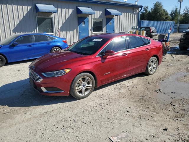 FORD FUSION SE 2018 with VIN 3FA6P0LU5JR201100 - Photo from auction