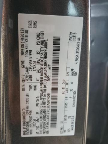 Photo 14 from auction – 2014 FORD ESCAPE S with VIN 1FMCU0F77EUA67406