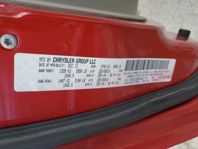 Photo 14 from auction – 2013 DODGE GRAND CARA with VIN 2C4RDGCG3DR654659