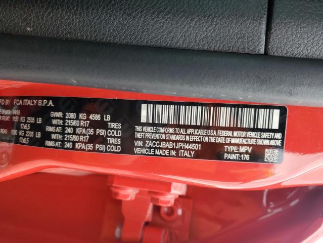 Photo 14 from auction – 2018 JEEP RENEGADE S with VIN ZACCJBAB1JPH44501
