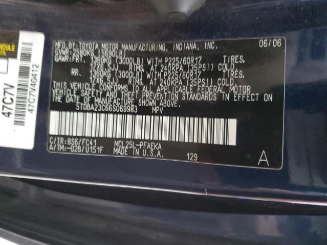 Photo 14 from auction – 2006 TOYOTA SIENNA LE with VIN 5TDBA23C66S069983