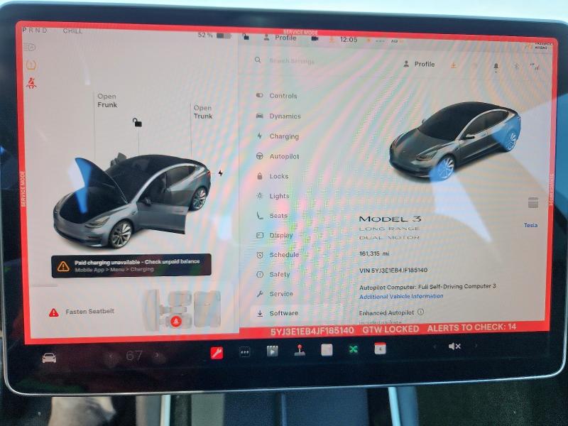 Photo 9 from auction – 2018 TESLA MODEL 3 with VIN 5YJ3E1EB4JF185140