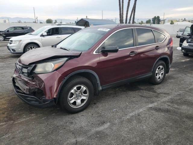 HONDA CR-V LX 2012 with VIN 5J6RM3H33CL045247 - Photo from auction