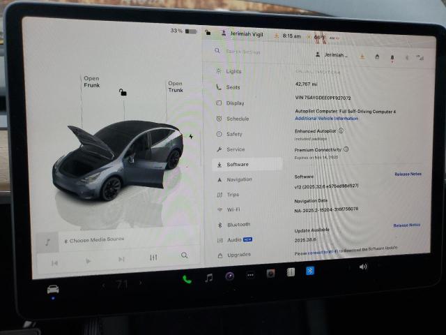 Photo 9 from auction – 2023 TESLA MODEL Y with VIN 7SAYGDEE0PF927072