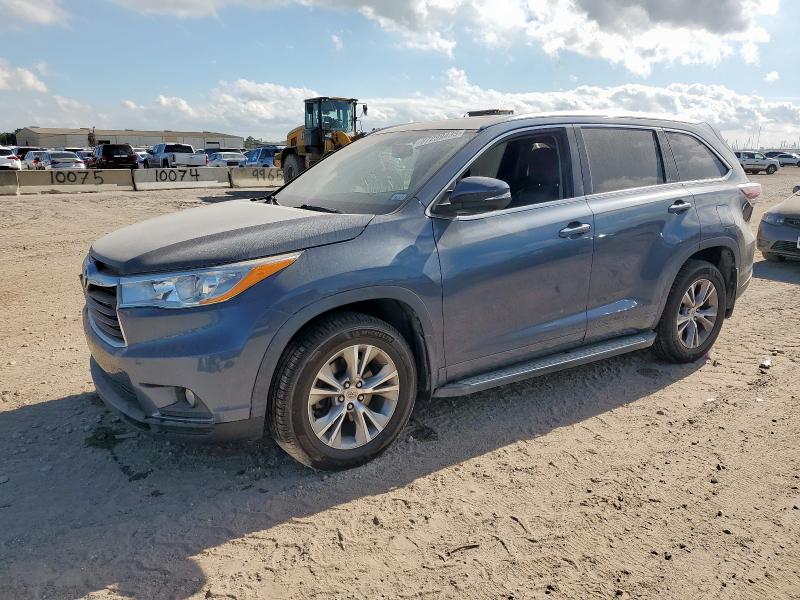 TOYOTA HIGHLANDER XLE 2014 with VIN 5TDKKRFH7ES008038 - Photo from auction