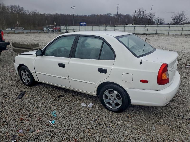 Photo 2 from auction – 2002 HYUNDAI ACCENT GL with VIN KMHCG45C82U387777