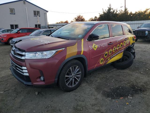 Photo 1 from auction – 2019 TOYOTA HIGHLANDER with VIN 5TDJZRFH8KS589326