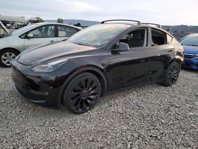 TESLA MODEL Y 2022 with VIN 7SAYGDEF9NF329522 - Photo from auction