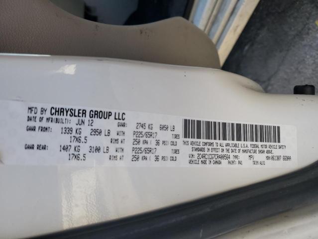 Photo 14 from auction – 2012 CHRYSLER TOWN & CNT with VIN 2C4RC1CG7CR400564