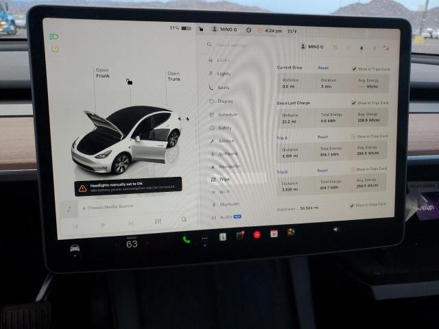Photo 9 from auction – 2024 TESLA MODEL Y with VIN 7SAYGDED8RF044718