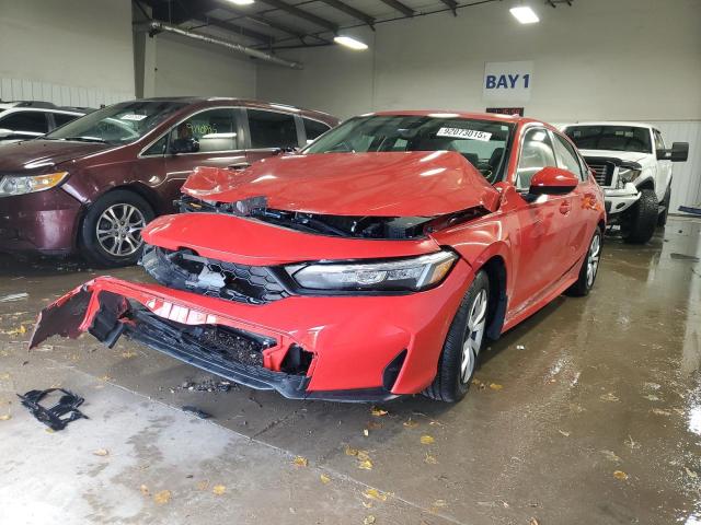 Photo 1 from auction – 2025 HONDA CIVIC LX with VIN 2HGFE2F2XSH519539