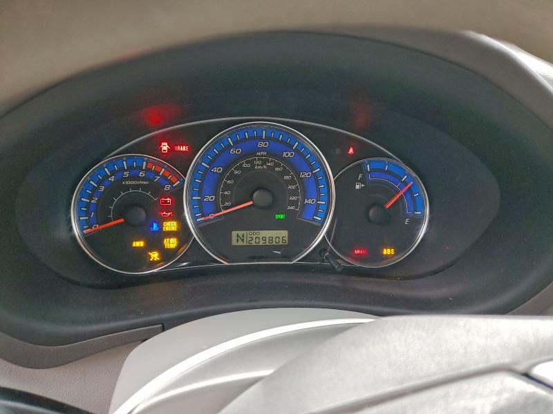 Photo 9 from auction – 2009 SUBARU FORESTER 2 with VIN JF2SH616X9H745376