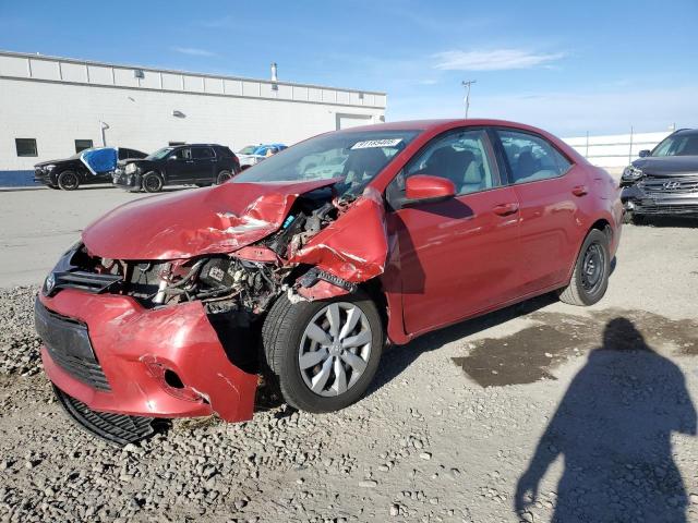 TOYOTA COROLLA L 2015 with VIN 5YFBURHEXFP269428 - Photo from auction