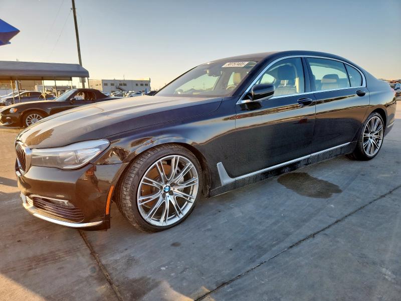 BMW 740 I 2017 with VIN WBA7E2C55HG739934 - Photo from auction