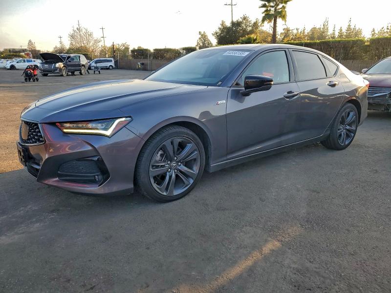 ACURA TLX TECH A 2021 with VIN 19UUB5F53MA015704 - Photo from auction