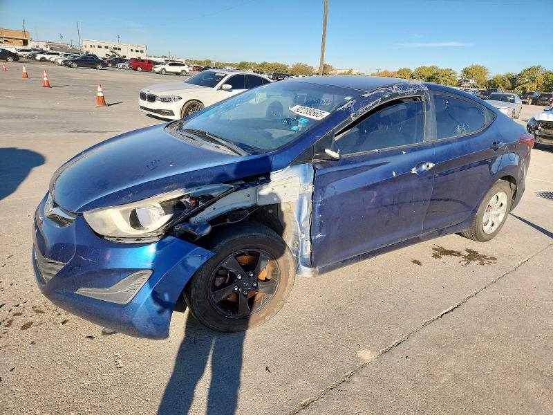 HYUNDAI ELANTRA SE 2016 with VIN 5NPDH4AEXGH755259 - Photo from auction