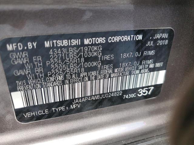 Photo 14 from auction – 2018 MITSUBISHI OUTLANDER with VIN JA4AP4AW8JU024822