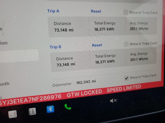 Photo 9 from auction – 2022 TESLA MODEL 3 with VIN 5YJ3E1EA7NF286976