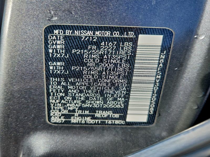 Photo 14 from auction – 2013 NISSAN JUKE S with VIN JN8AF5MV3DT205083