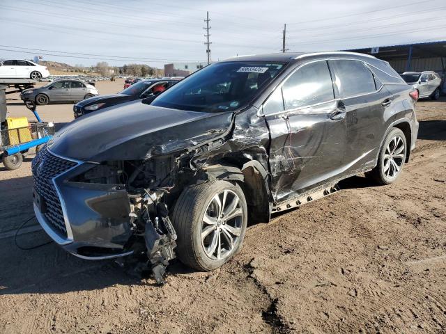 LEXUS RX 450H 2022 with VIN 2T2HGMDA7NC087025 - Photo from auction