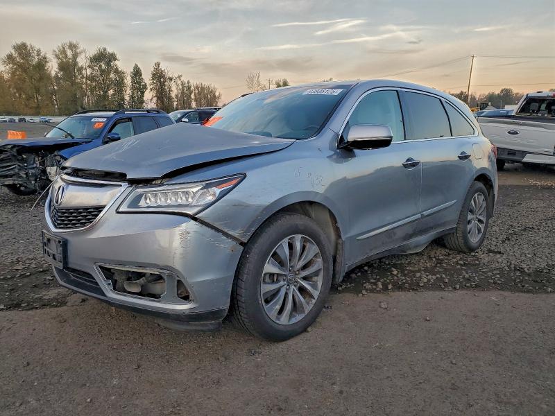 ACURA MDX TECHNO 2016 with VIN 5FRYD4H6XGB032326 - Photo from auction
