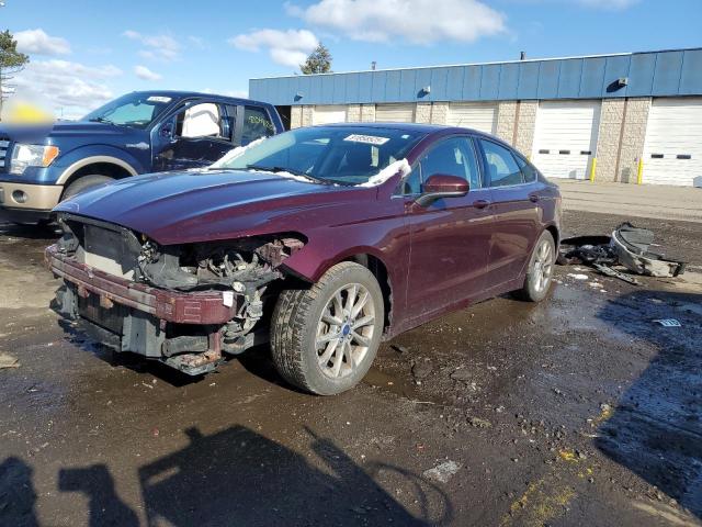 FORD FUSION SE 2017 with VIN 3FA6P0HD9HR334641 - Photo from auction