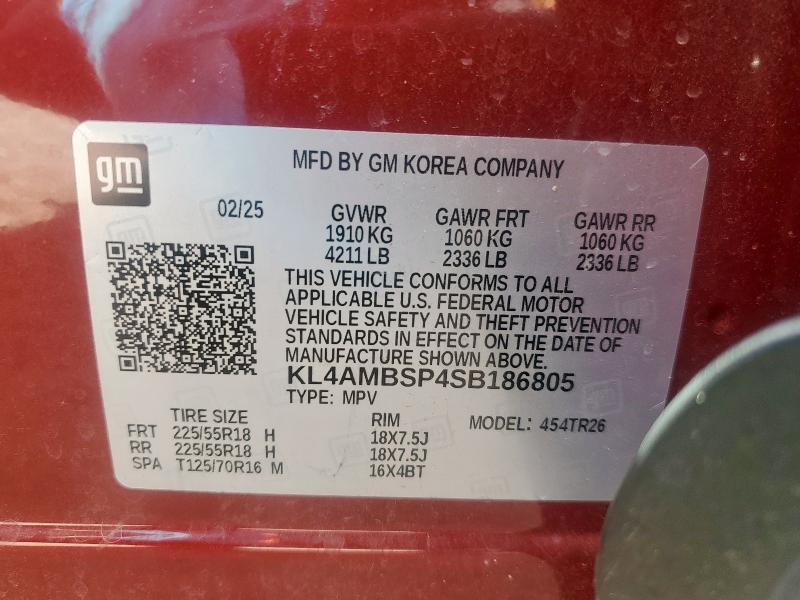 Photo 14 from auction – 2025 BUICK ENCORE GX with VIN KL4AMBSP4SB186805