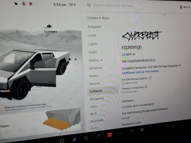 Photo 9 from auction – 2024 TESLA CYBERTRUCK with VIN 7G2CEHEE9RA031614