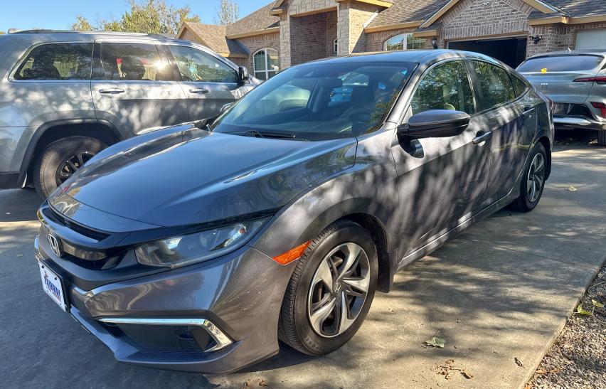 Photo 2 from auction – 2020 HONDA CIVIC LX with VIN 2HGFC2F68LH557622