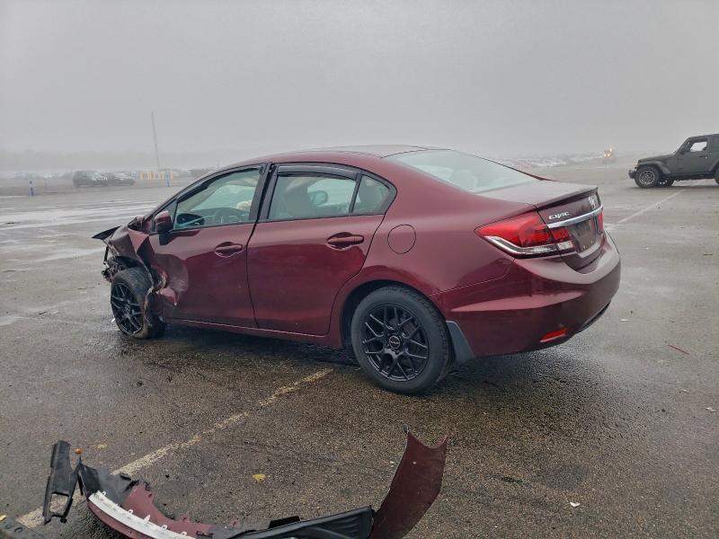 Photo 2 from auction – 2015 HONDA CIVIC LX with VIN 19XFB2F51FE290686