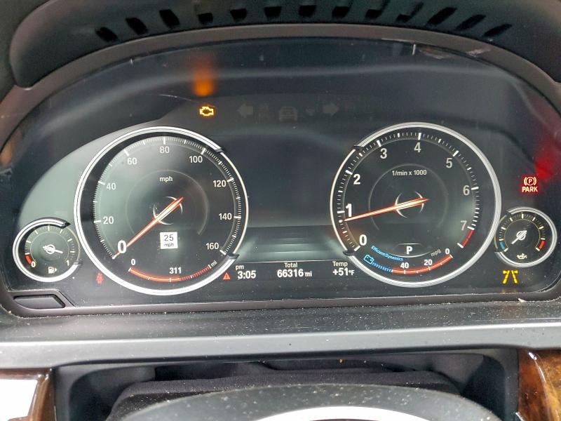 Photo 9 from auction – 2015 BMW 740 LXI with VIN WBAYF4C59FGS99050