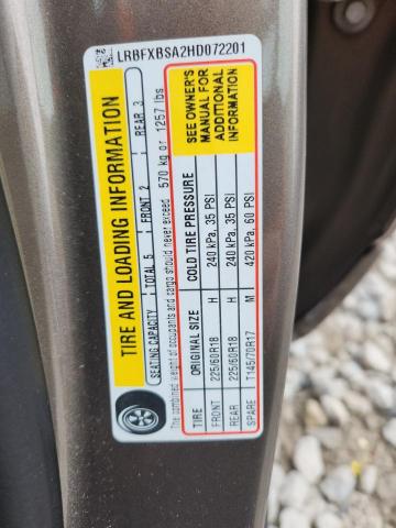 Photo 14 from auction – 2017 BUICK ENVISION E with VIN LRBFXBSA2HD072201