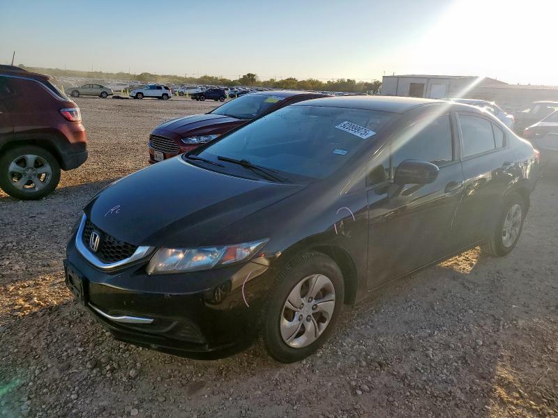 HONDA CIVIC LX 2014 with VIN 2HGFB2F57EH525936 - Photo from auction