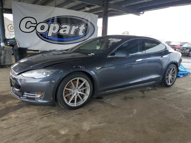 TESLA MODEL S 2014 with VIN 5YJSA1H1XEFP50555 - Photo from auction