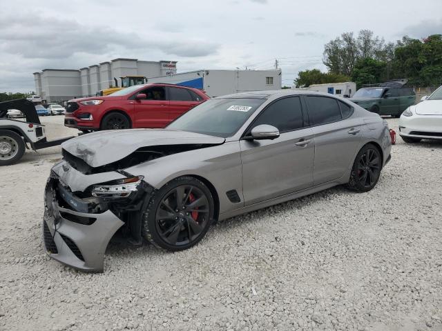 GENESIS G70 BASE 2023 with VIN KMTG54TE8PU127842 - Photo from auction