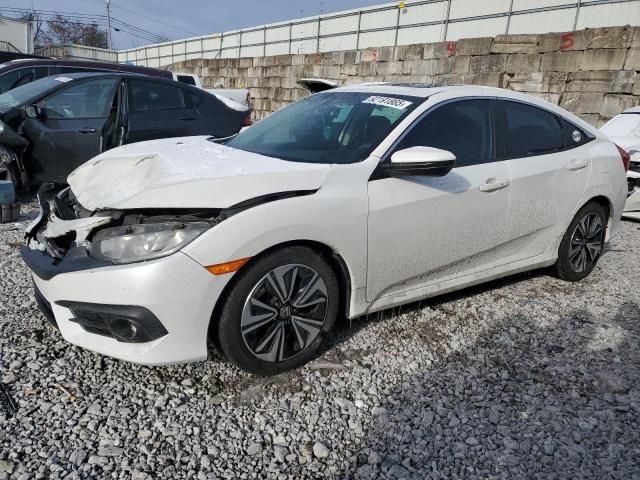 HONDA CIVIC EX 2017 with VIN 19XFC1F38HE010383 - Photo from auction
